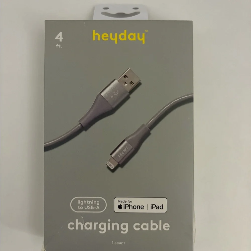 🔌 Heyday Lightning to USB-A Charging Cable MFi Certified iPhone iPad